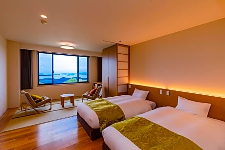 Room with Tatami Area with Ocean View - Non-Smoking