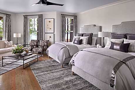 Jasmine Cottage, 2 Bedroom Cottage, Bedroom 1: 1 King, Bedroom 2: 2 Queen, Lake view, Balcony