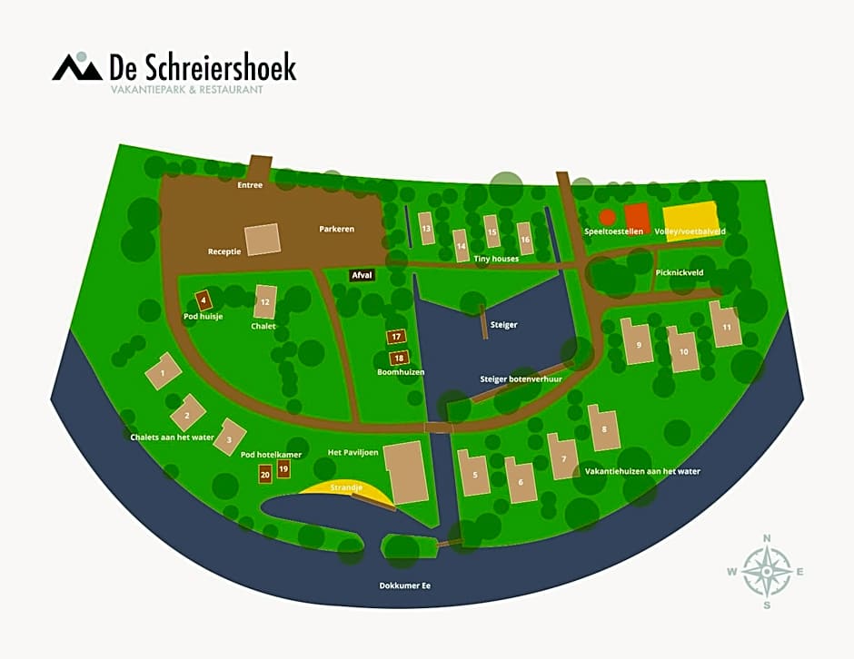 Vakantiehuis aan het water - vakantiepark de Schreiershoek