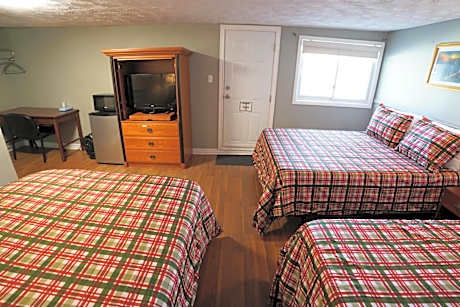 Room with Three Double Beds