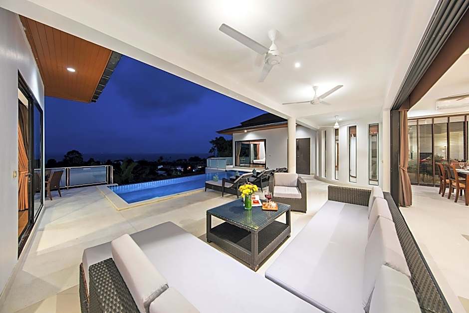 Sunny Banks - Modern Sea View 4 Bed Pool Villa