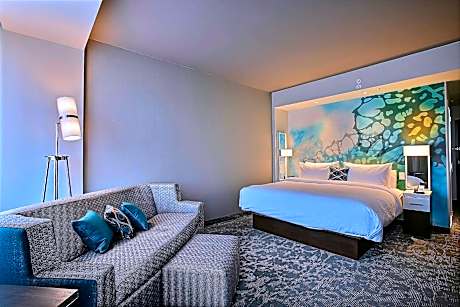 King Room with High Floor and Sofa Bed