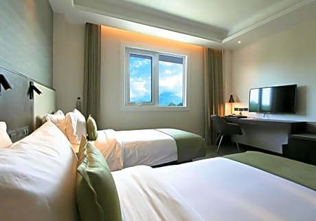 Deluxe Twin Room with Mayon View