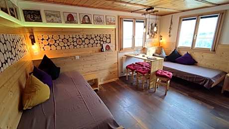 Family Room with Shared Bathroom