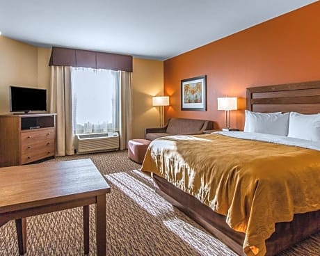 1 King Bed, Suite, Nonsmoking, Accessible