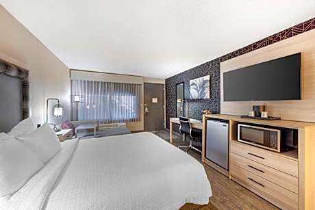 Accessible - 1 Queen Mobility Accessible Walk In Shower Microwave And Refrigerator Wi-Fi Non-Smoking